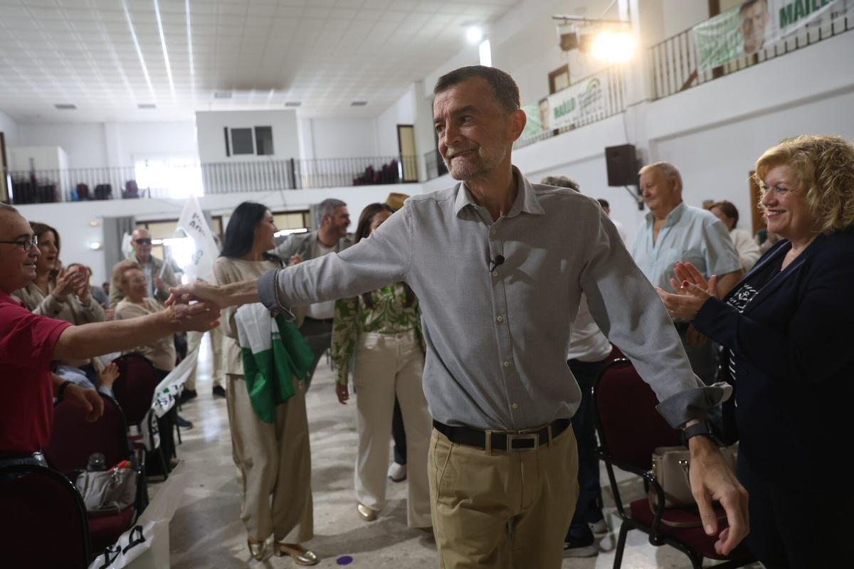 El candidato de la coalición Por Andalucía a la Presidencia de la Junta de Andalucía, Antonio Maíllo.