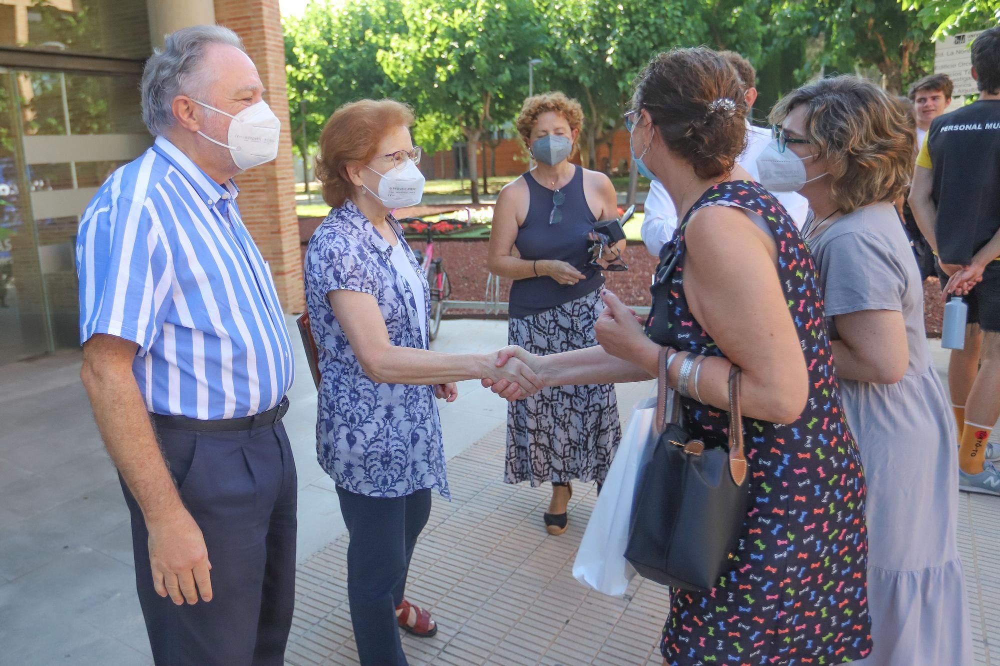 La viróloga Margarita del Val, en las charla en Orihuela