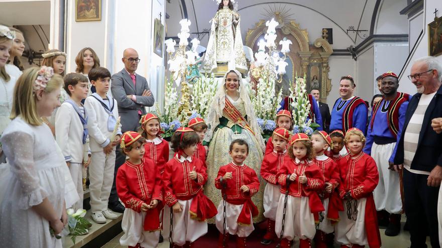 Carmen vuelve a casa: procesión de la Merced en su pueblo, Algar de Palancia