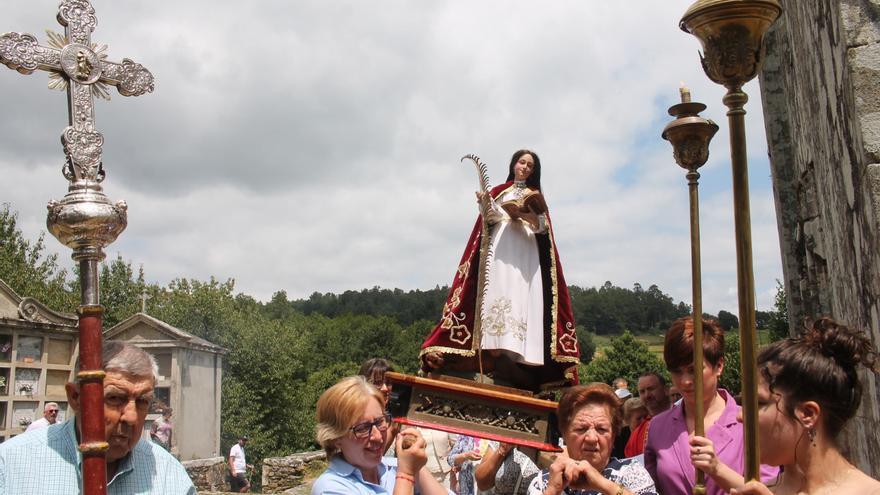 Loño honra a San Mamede e Santa Margarida e celebra a festa profana con viño e pementos