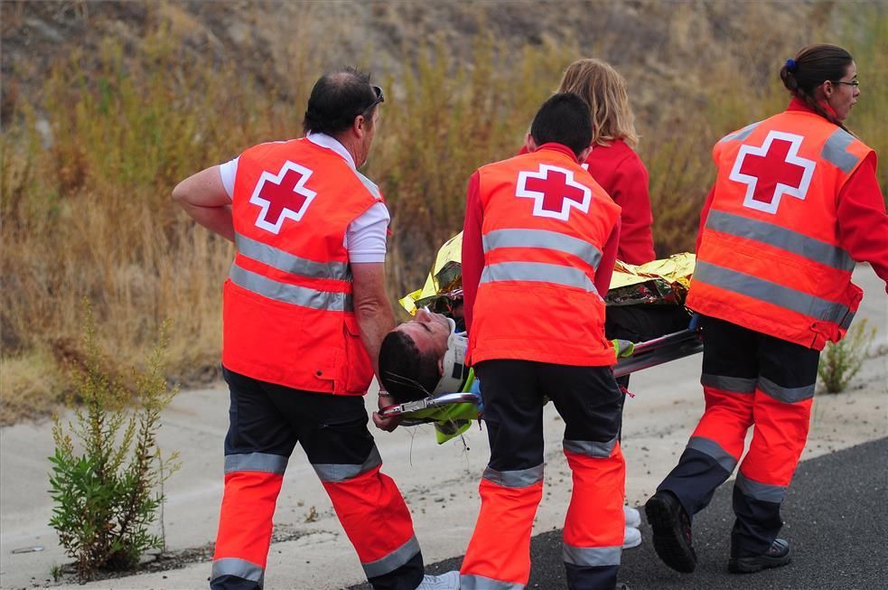 Accidente múltiple en Galisteo