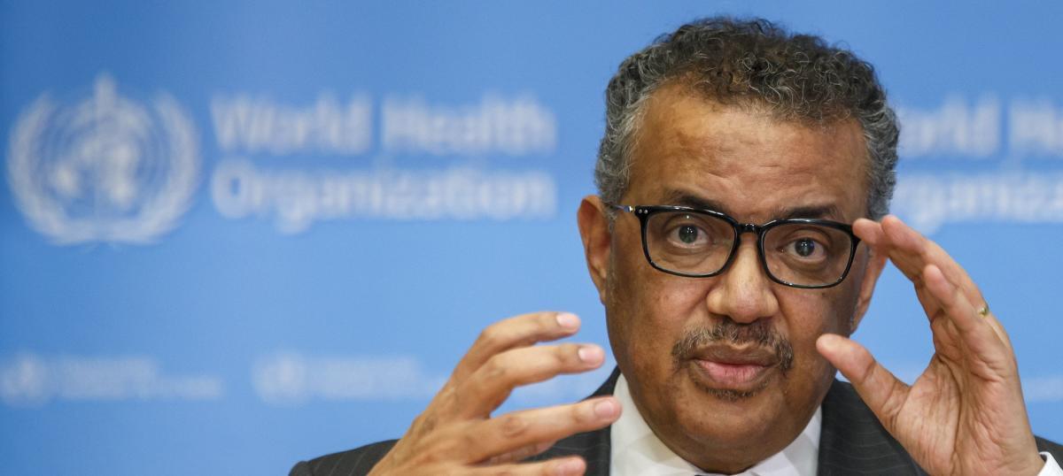 El director general de la OMS, Tedros Adhanom Ghebreyesus