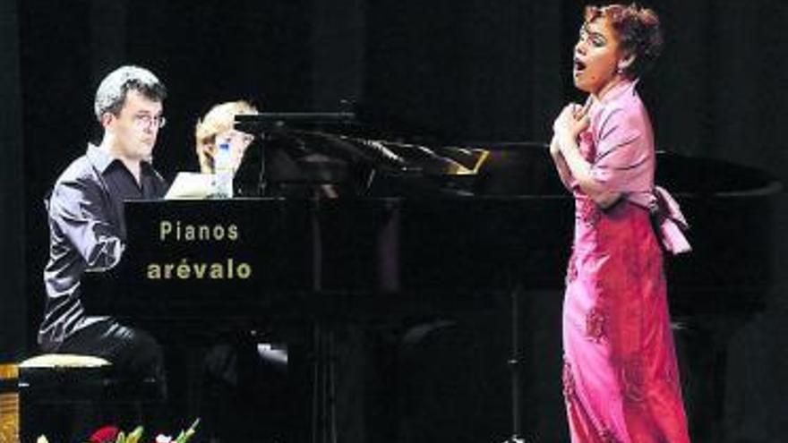 La soprano Beatriz Díaz, en una reciente actuación en Oviedo.