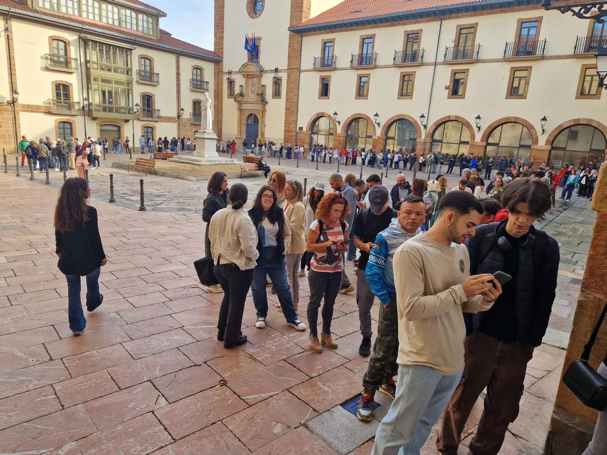 Multitudinario casting para una misteriosa película que se rodará en Asturias.