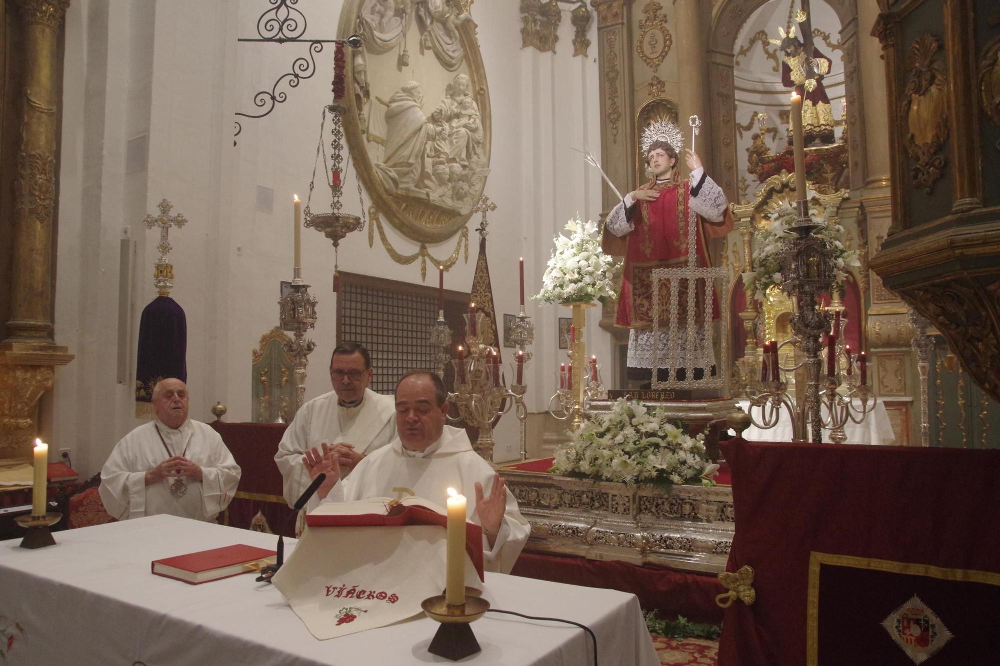 Así es la nueva imagen de San Lorenzo Mártir de la hermandad de Viñeros