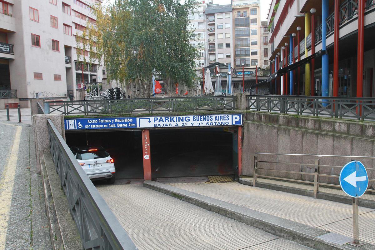 El aparcamiento subterráneo cuya licencia está en riesgo.