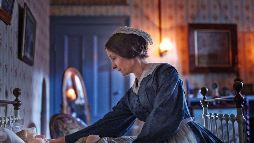 Joanne Froggatt, en un fotograma de la sèrie ‘Dark angel’, sobre la vida de Mary Ann Cotton, considerada la primera assassina en sèrie del Regne Unit. | PRIME VIDEO