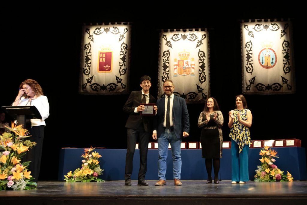 Entrega de distinciones al alumnado en Lorca