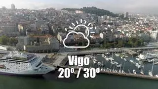 El tiempo en Vigo: previsión meteorológica para hoy, viernes 14 de agosto