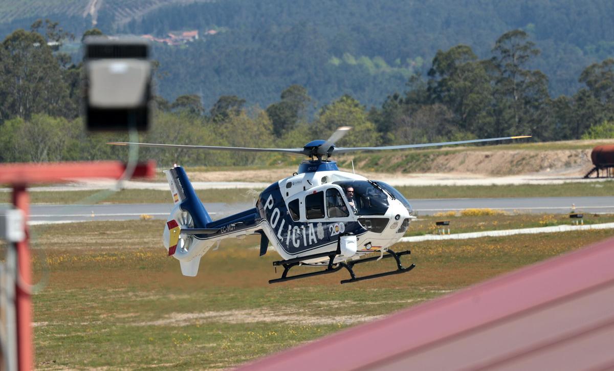 Foto de archivo de un helicóptero de la Policía Nacional en Peinador