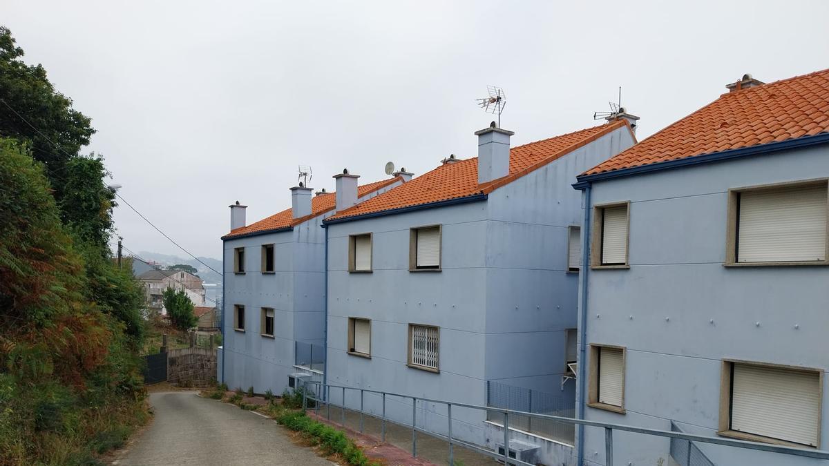Un tramo del vial entre Loureiro y Castiñáns, que se incluye en uno de los proyectos del Plan + Provincia.