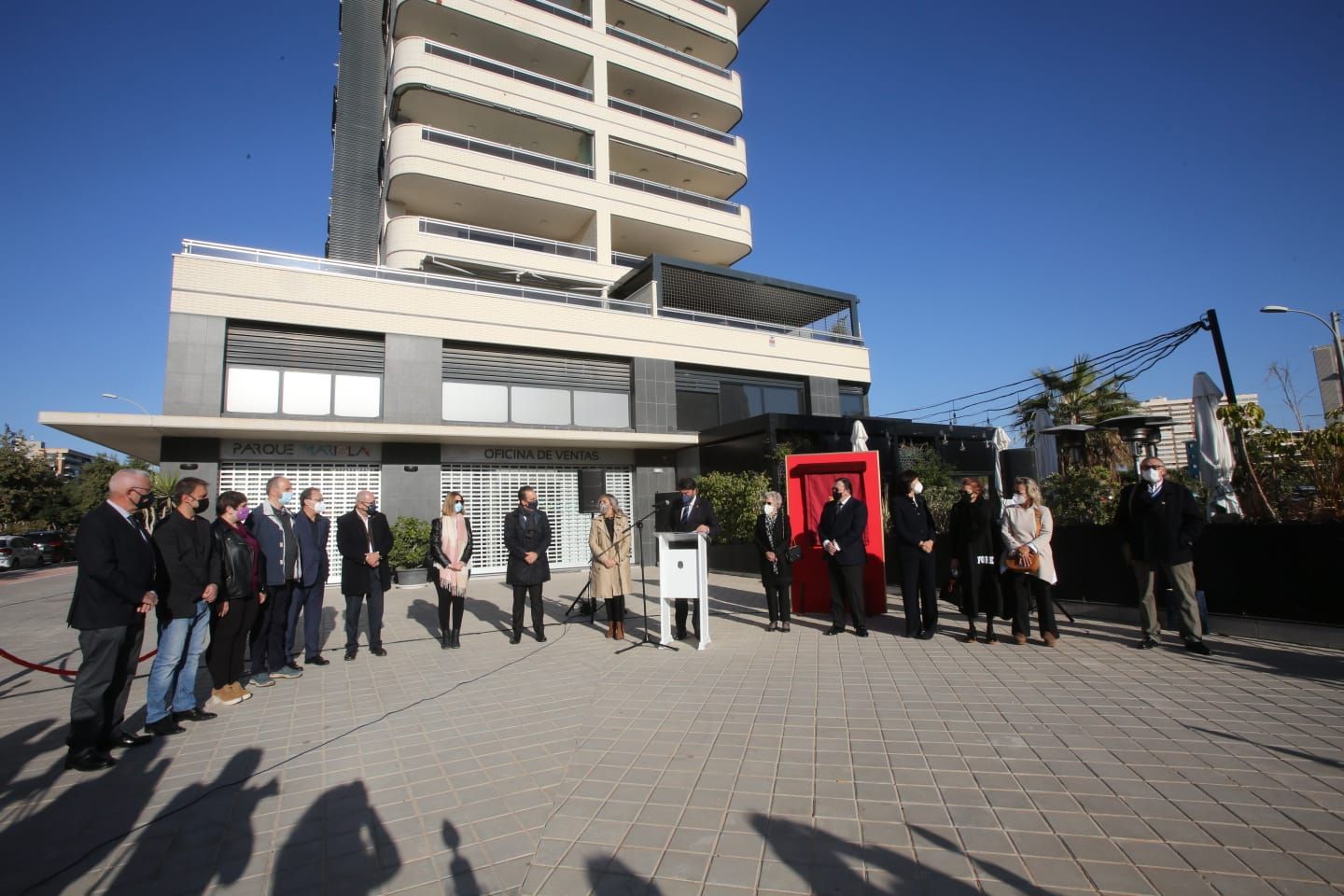 Inauguración en Alicante de la avenida Joaquín Arias