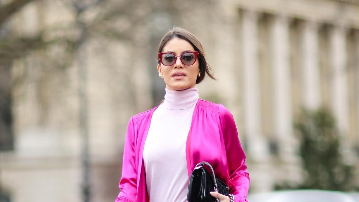 Combinaciones en rosa y rojo: un look de básicos