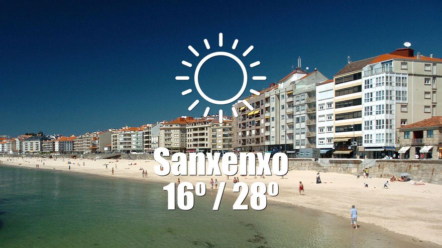 El tiempo en Sanxenxo: previsión meteorológica para hoy, martes 15 de julio