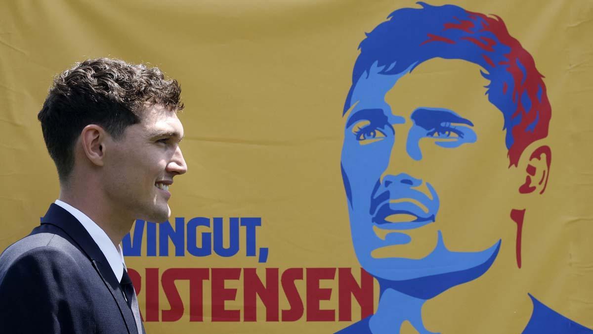 FC Barcelona presenta a Andreas Christensen - Ciutat Esportiva Joan Gamper, Barcelona, 