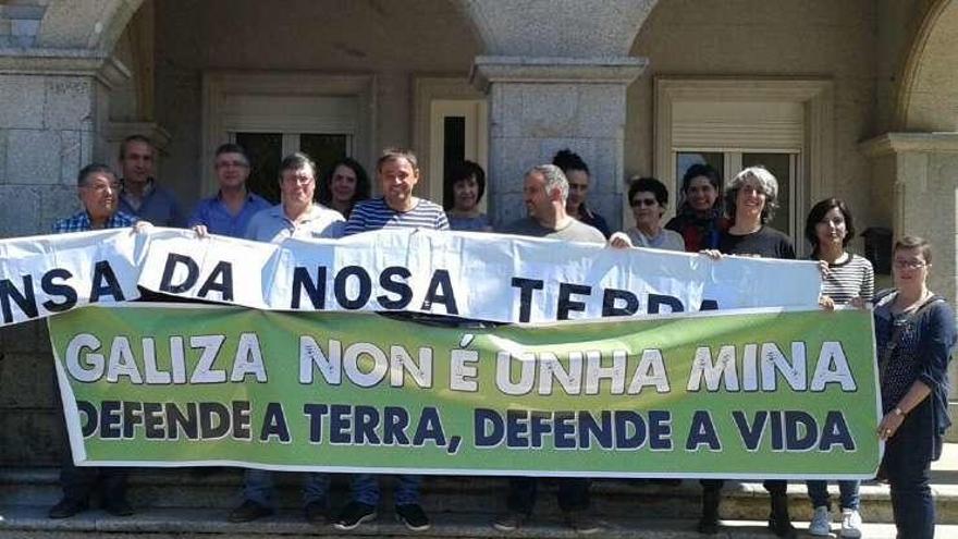 Protestas por la puesta en marcha de la mina en Mesía.