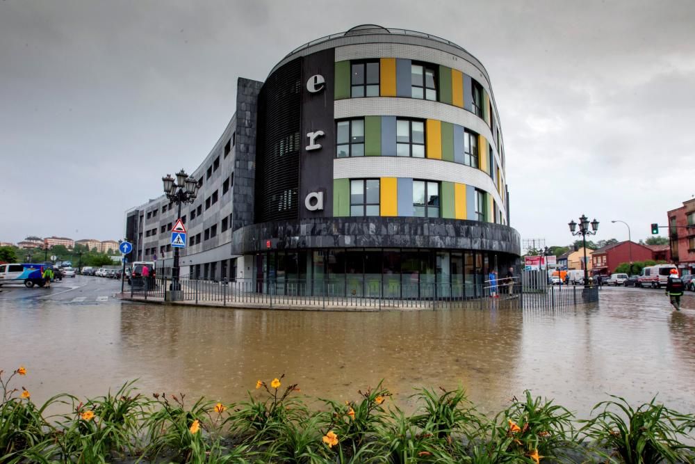 Inundaciones en Oviedo