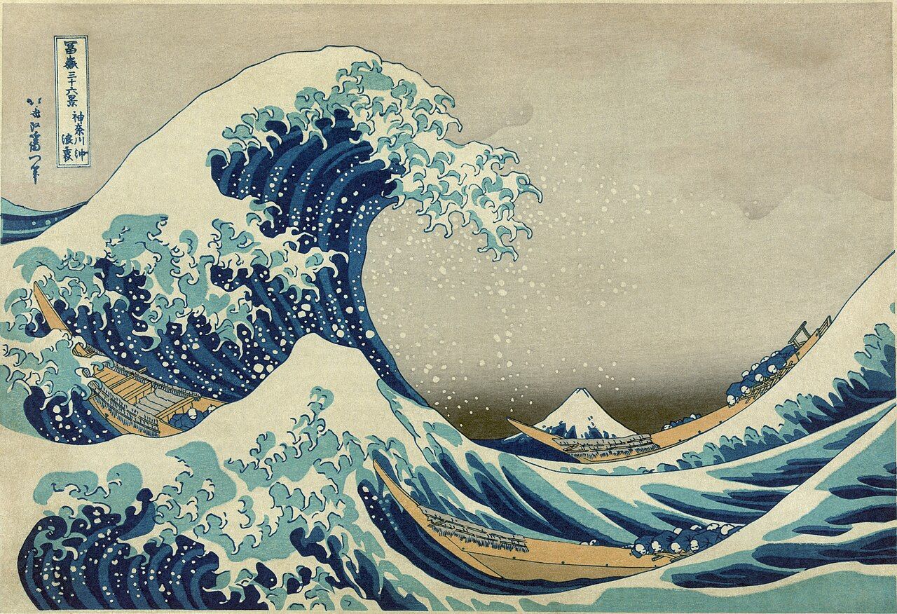 'La gran ola de Kanagawa' de Katsushika Hokusai