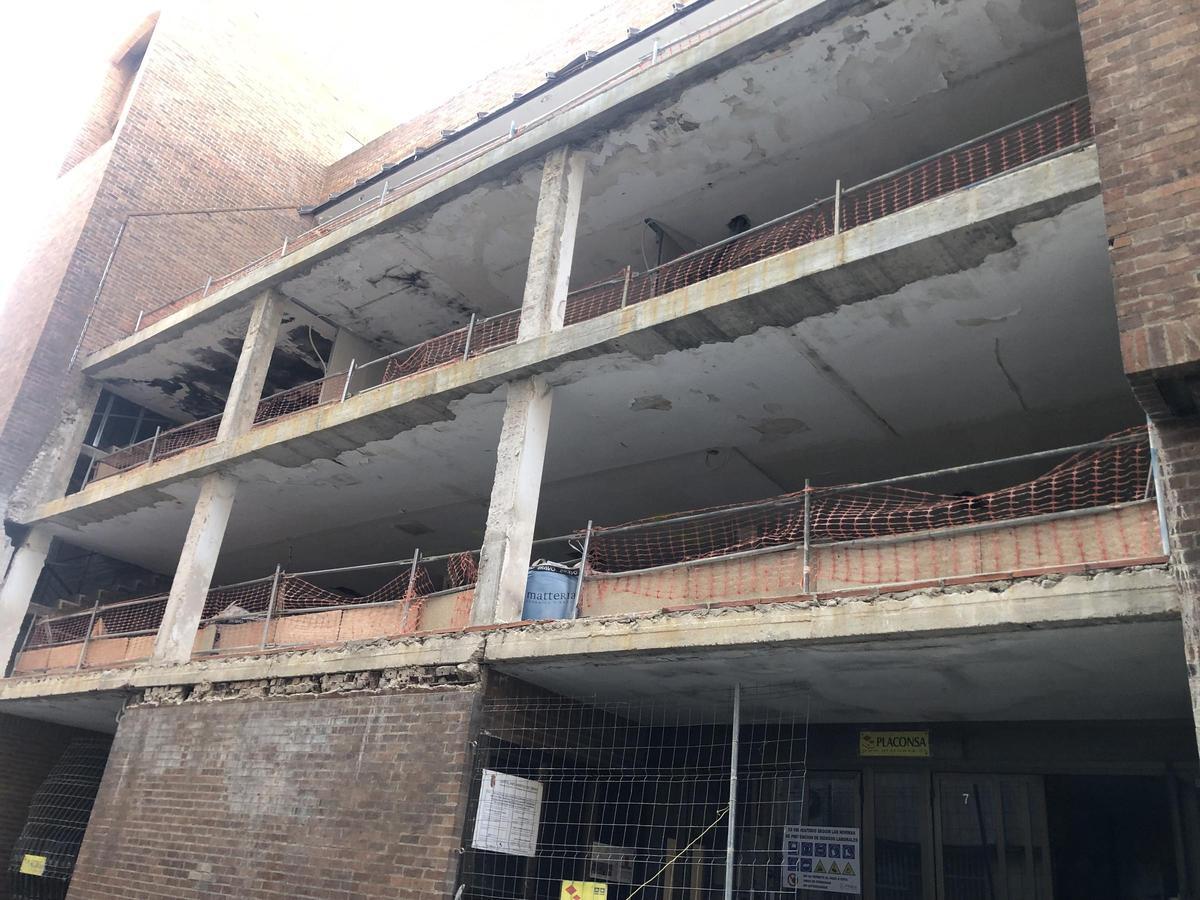 El esqueleto de la obra.