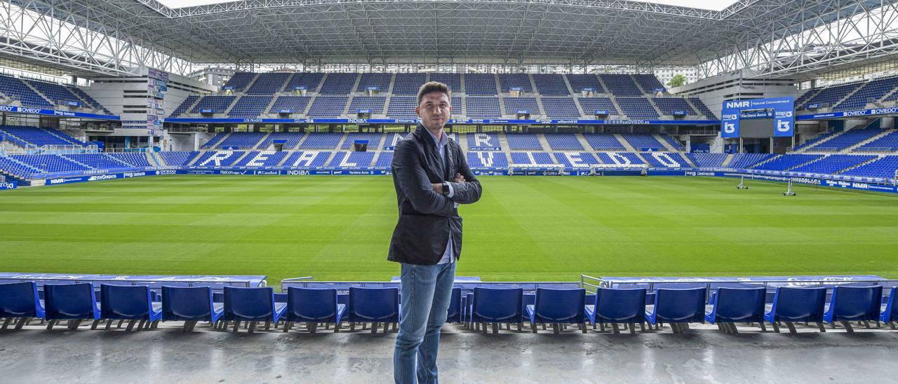 Rubén Reyes, en el Tartiere