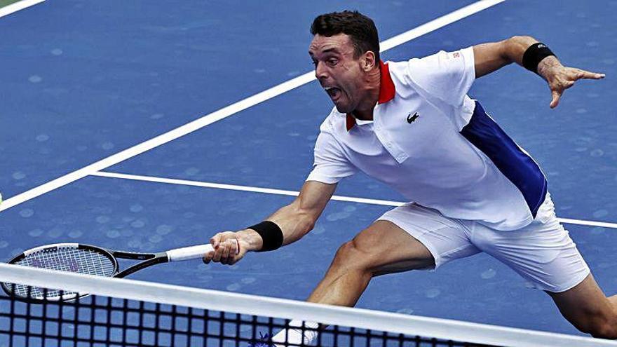 Roberto Bautista, en las semifinales de Cincinnati ante Djokovic