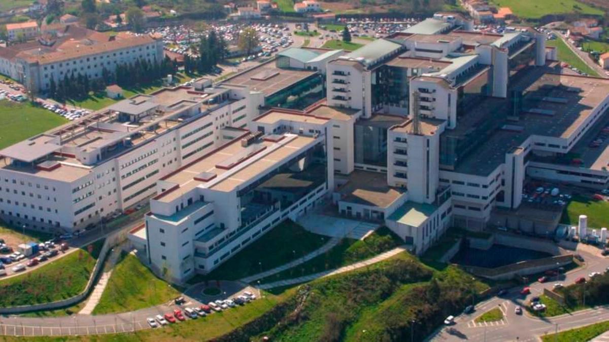 Vista aérea del Complejo Hospitalario Universitario de Santiago