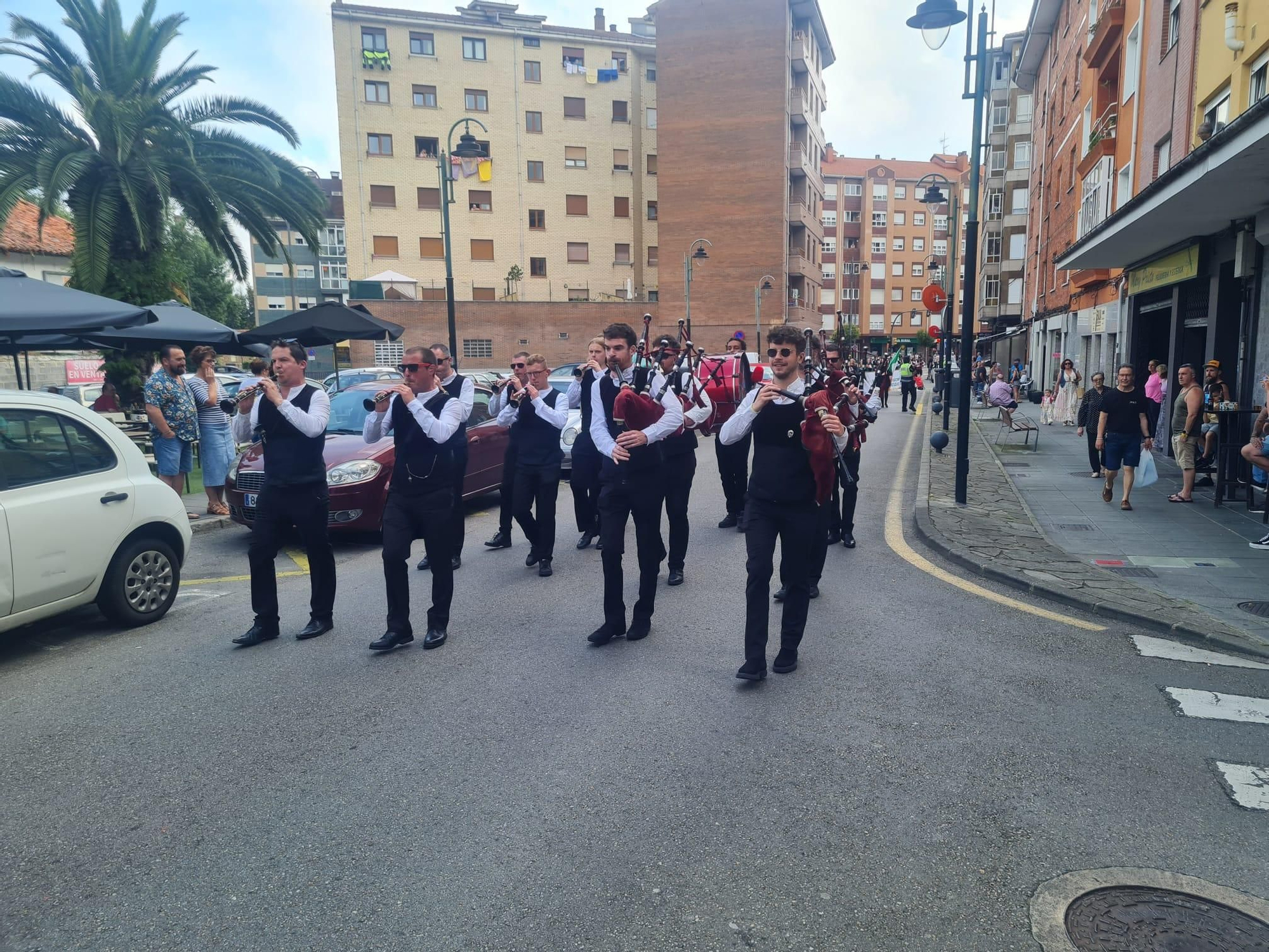 En imágenes: el intercéltico "viaja" a Avilés