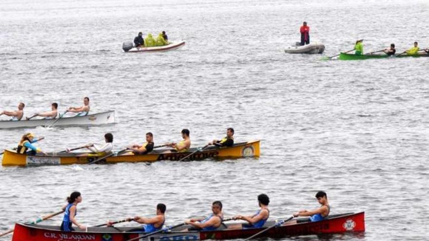 El barco de Vilaxoán se impuso en la categoría absoluta masculina.