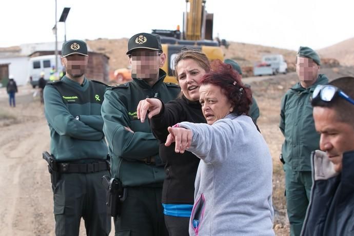 FUERTEVENTURA . - DERRIBO DE LA CASA DE LA ABUELA JOSEFA - 30-01-18 - FOTOS: GABRIEL FUSELLI