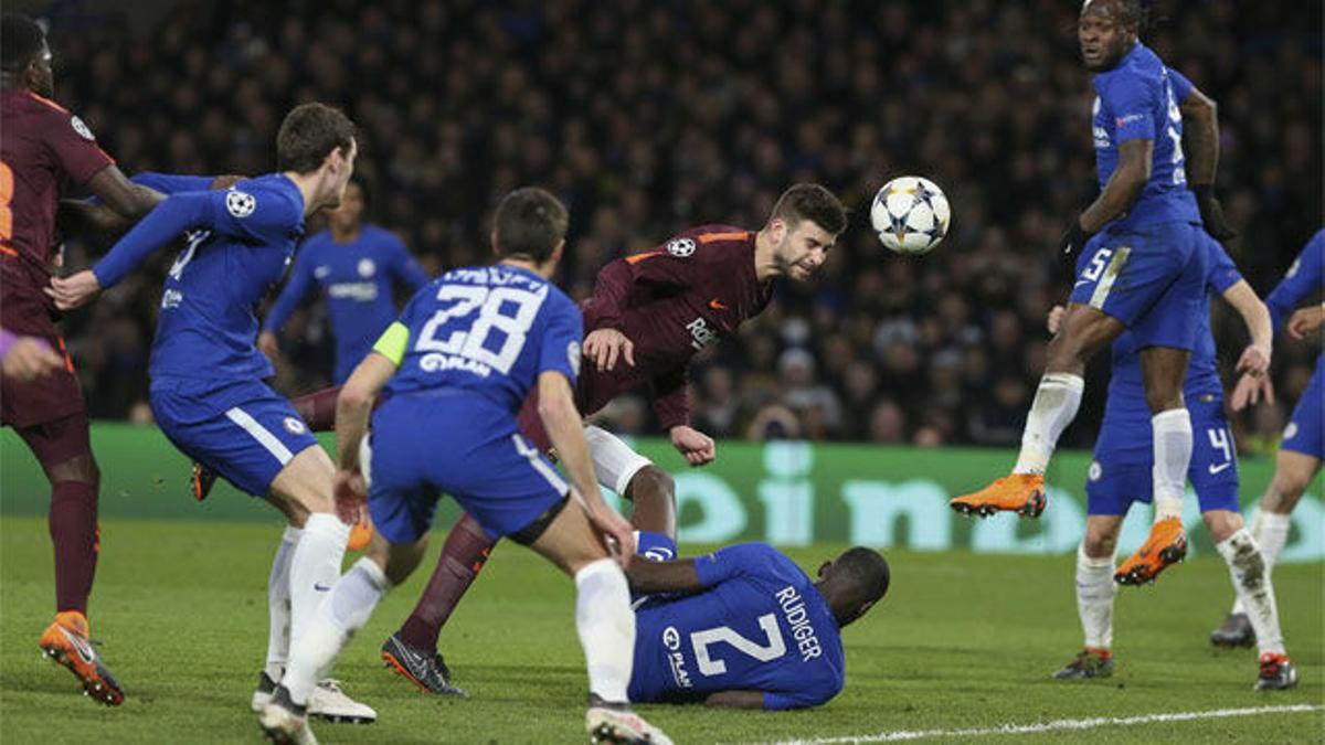 LACHAMPIONS | Chelsea - FC Barcelona (1-1): El posible penalti sobre Piqué