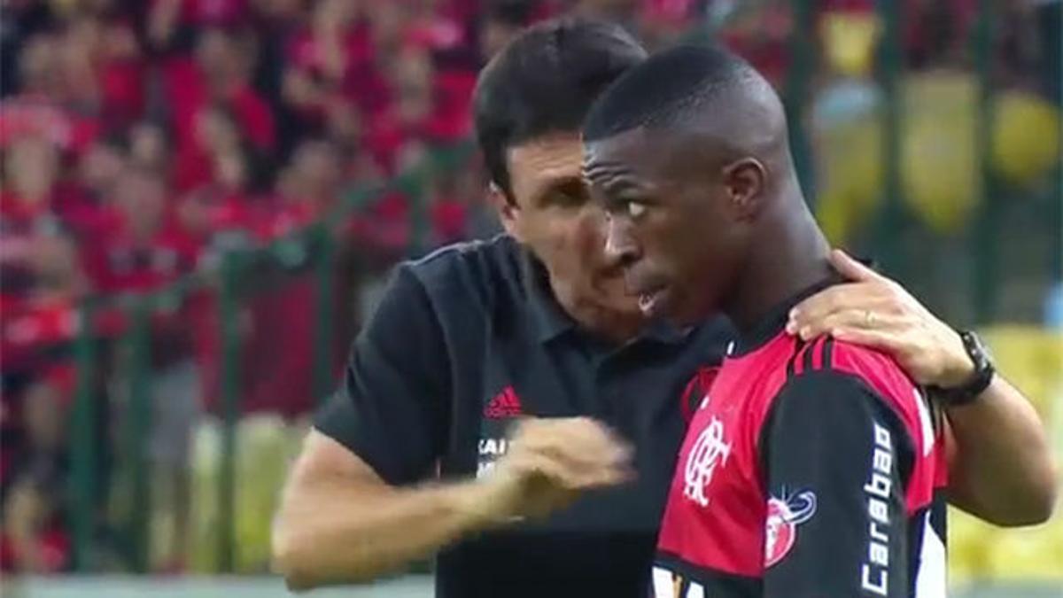 El debut de Vinicius Jr. con el Flamengo