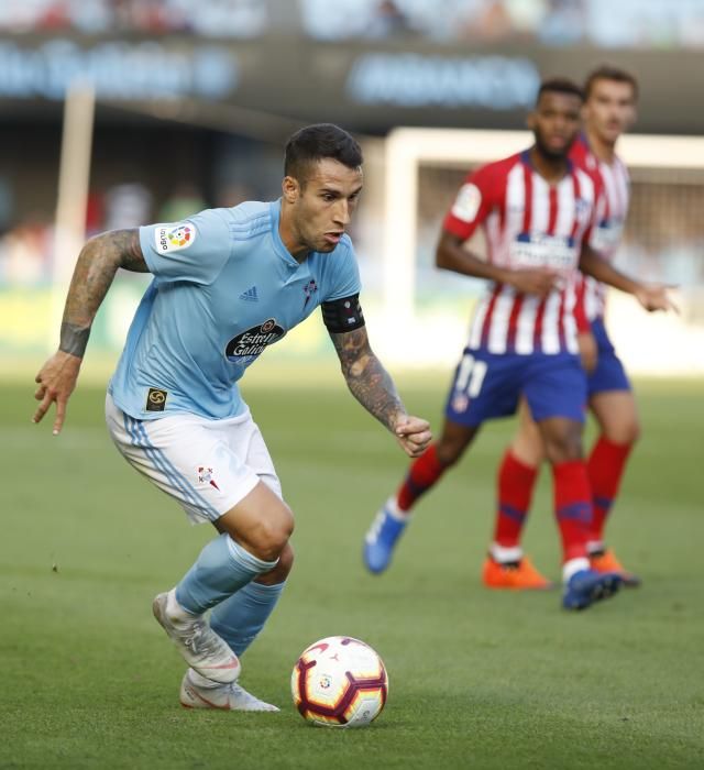 Intensidad a flor de piel en el duelo entre celestes y rojiblancos en el estadio de Balaídos.