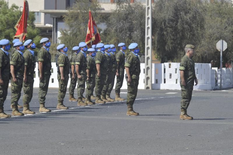 Despedida a militares que parten a Beirut en misión de Paz