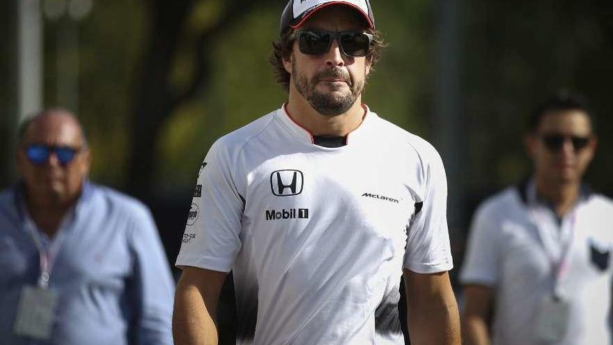 Fernando Alonso, en 2016, cuando pertenecía al equipo McLaren Honda.