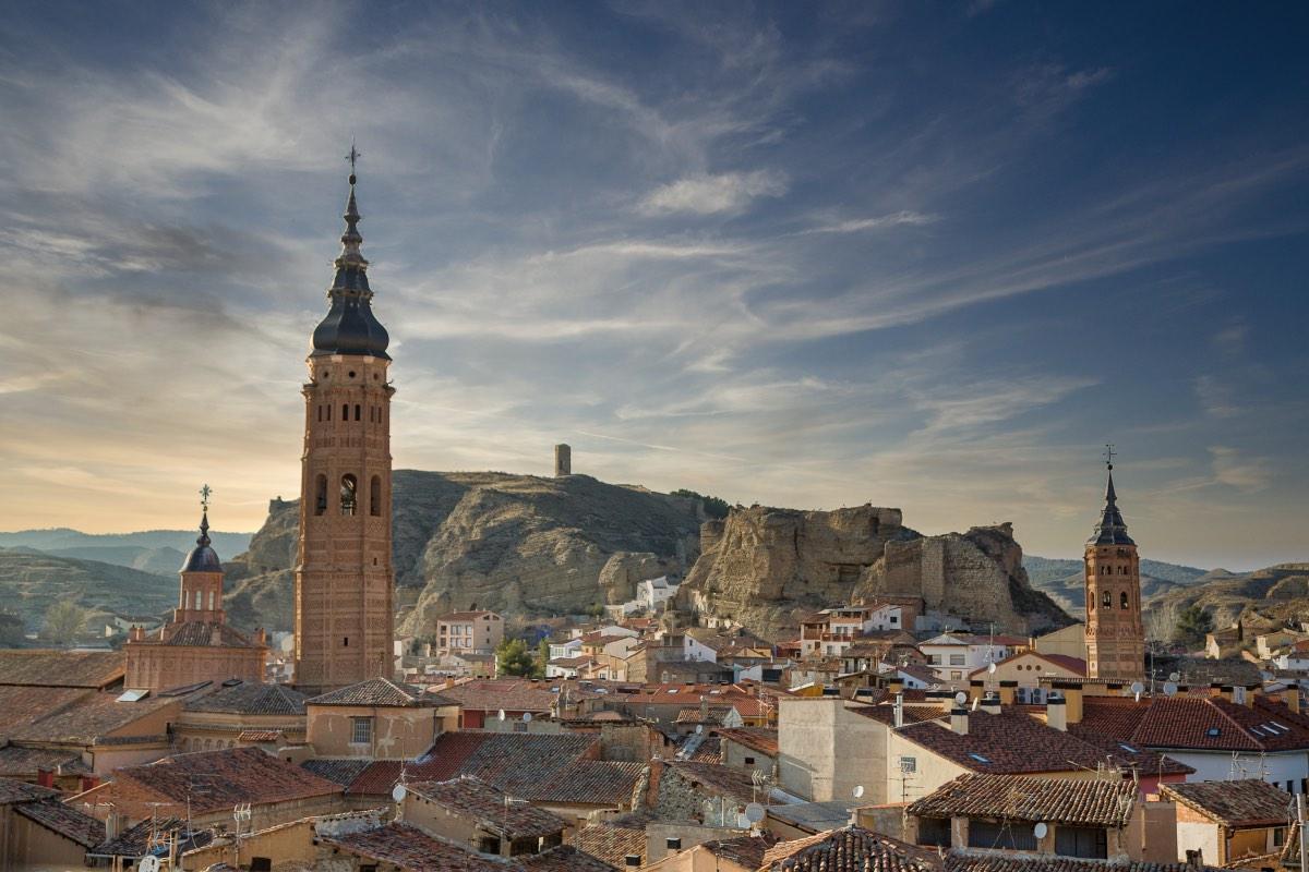 Imagen panorámica de Calatayud, que ya ha superado la barrera de los 20.000 habitantes