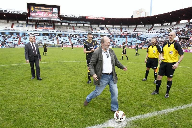 Fotogalería del partido de Aspanoa entre los veteranos del Real Zaragoza y la Real Sociedad