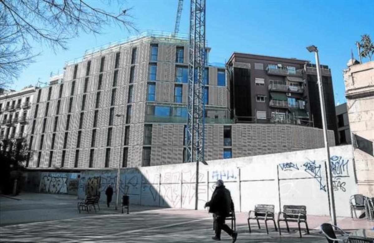 El hotel de la calle del Rec Comtal. El hotel de la calle del Rec Comtal.