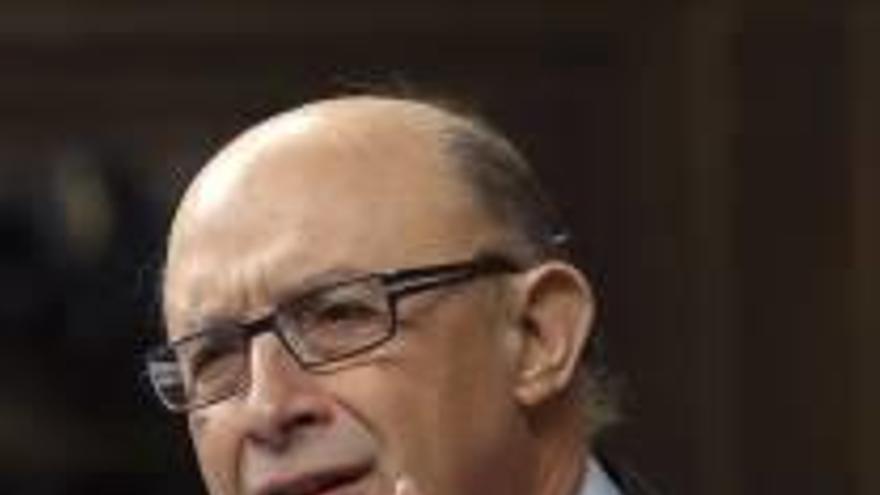 El ministre d&#039;Hisenda, Cristobal Montoro.