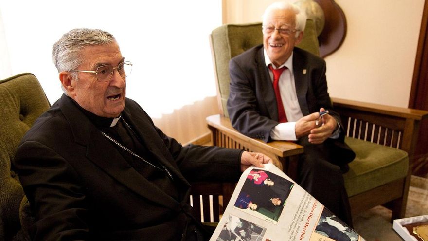 El padre Ángel, sobre Díaz Merchán: &quot;Me enseñó a creer en Dios y en los hombres; tres veces hemos subastado su anillo y su pectoral&quot;