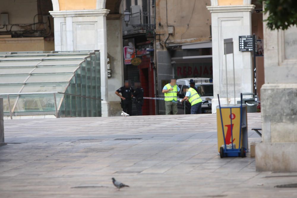 La última bomba de ETA estalló en la Plaza Mayor de Palma