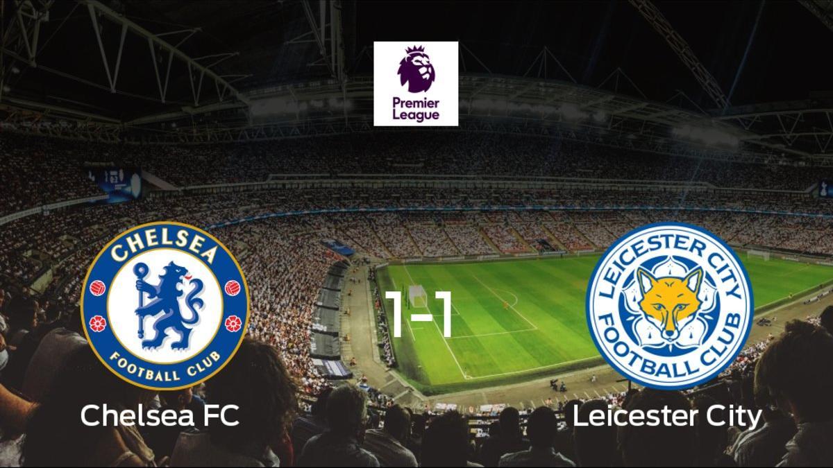 El Leicester consigue un empate a 1 frente al Chelsea