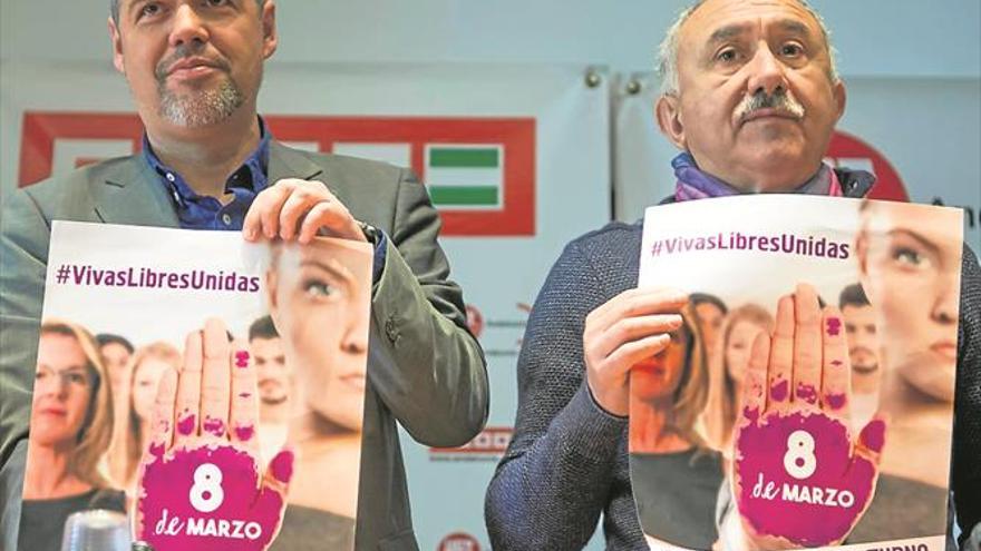 UGT y CCOO esperan un «antes y después» en igualdad con el 8-M