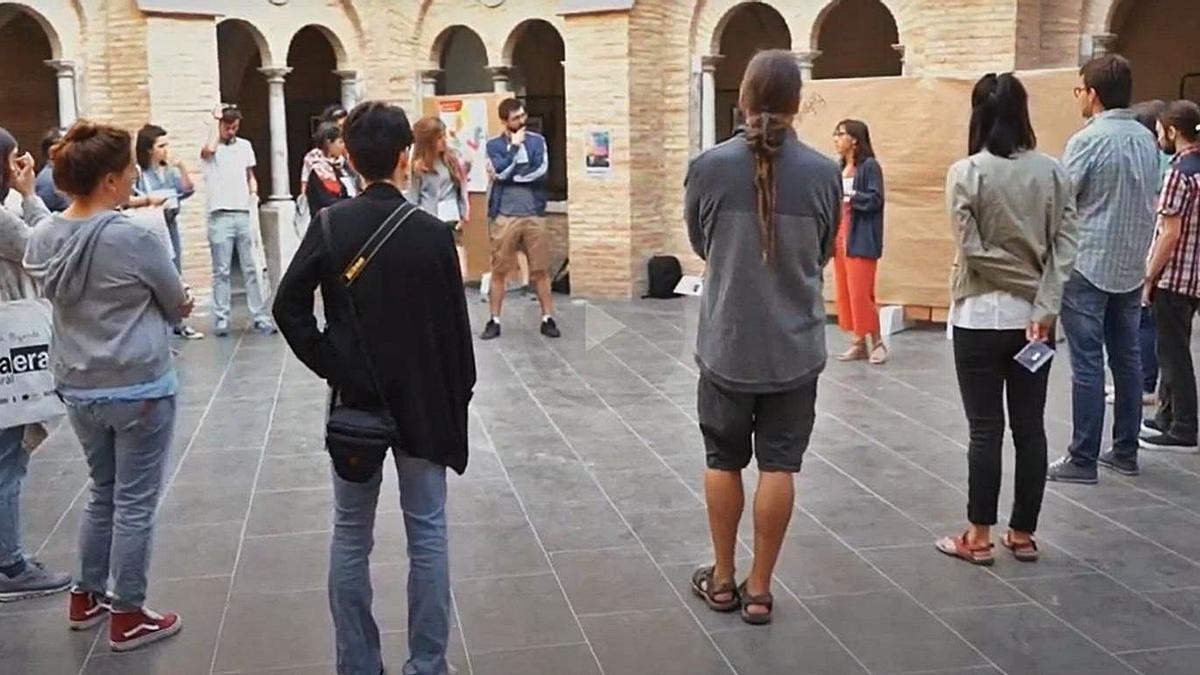 Los Jóvenes Dinamizadores Rurales en una conferencia donde se compartieron ideas. | SERVICIO ESPECIAL