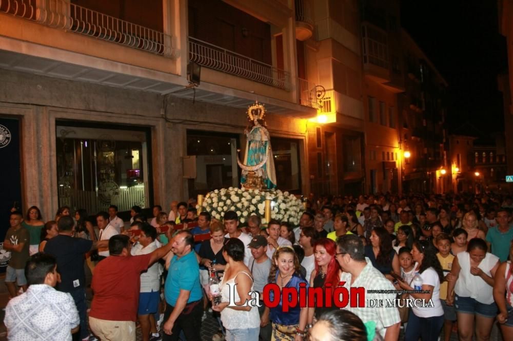 Procesión de la Virgen del Cisne en Lorca