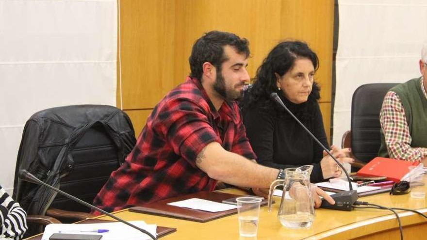 David García Fernández, en el Pleno del jueves donde se aprobó su dimisión como concejal.