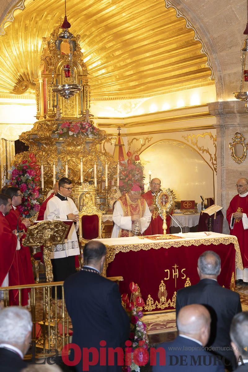 Así se ha vivido en Caravaca la clausura del Quinario de la Vera Cruz