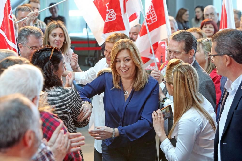 Susana Díaz: "A ganar, por Galicia, por Andalucía y por España"