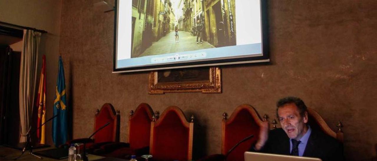 Sergio Tomé, durante su charla de ayer en el RIDEA.