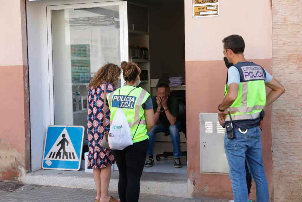 Operación antidroga en Palma