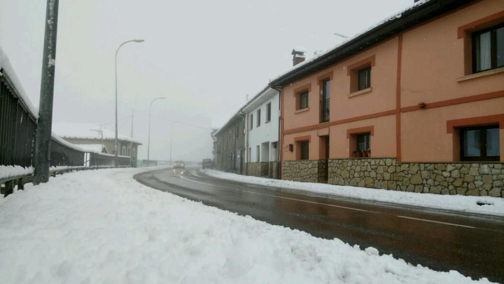 Ola de frío y nieve en Asturias